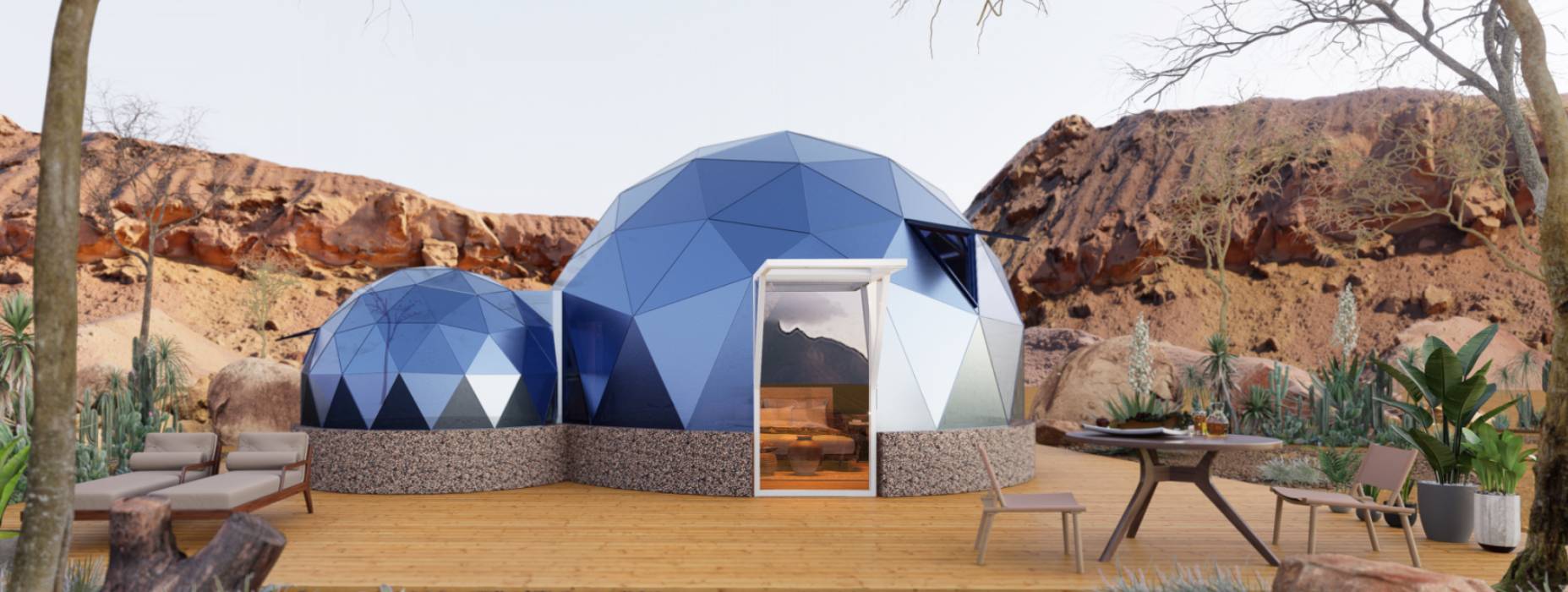 施甸县球形智能光伏玻璃星空房